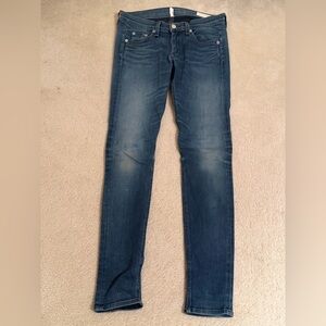 Rag & Bone Dark Blue Saxby Skinny Women's Jeans